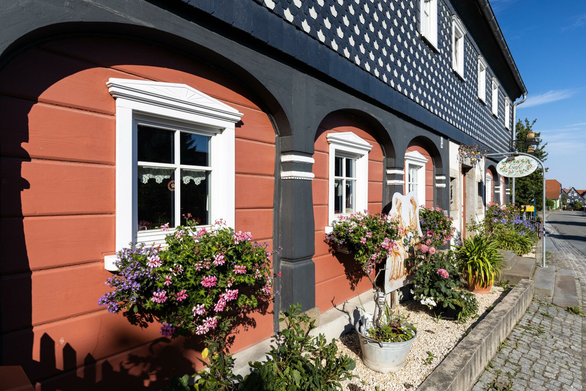 Restauriertes Umgebindehaus in Obercunnersdorf - Foto: Mario Kegel - photok